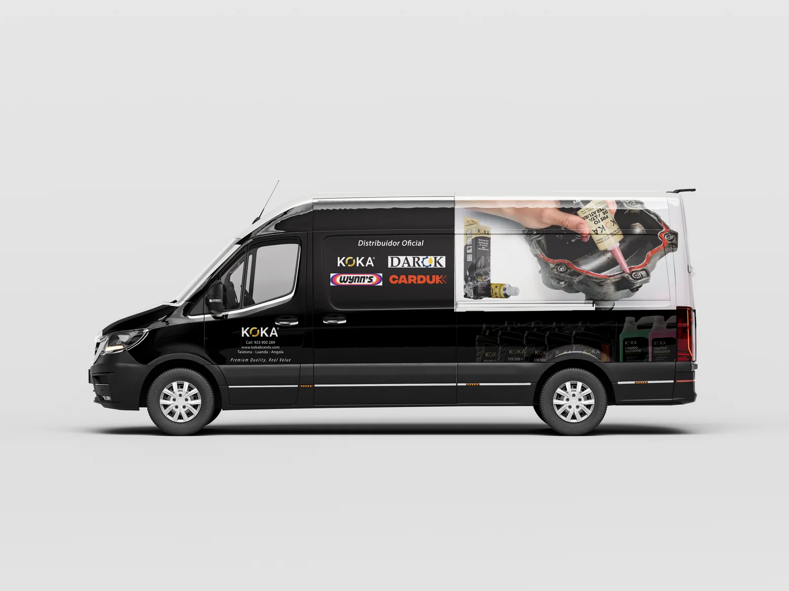 Koka vehicle wrap side view